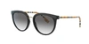 Burberry Womens Black Be4316 Phantos-frame Acetate Sunglasses In Grey Gradient