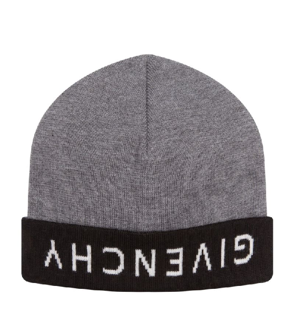 givenchy logo beanie