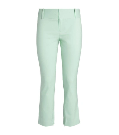 Alice And Olivia Alice & Olivia Stacey Slim-fit Ankle Trousers In Mint