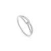 MISSOMA SILVER TWINE RING,LI S R2 NS J