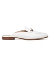 Sam Edelman Linnie Womens Leather Slip On Loafers In White