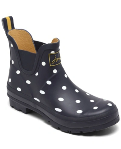 Joules Women's Wellibobs Short Height Rain Boots From Finish Line In Fnavspt