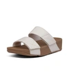 FITFLOP FITFLOP WOMEN'S MINA LEATHER SLIDES SANDAL WOMEN'S SHOES