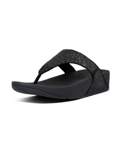 Fitflop Rumba Sandal In Black Glitter 339