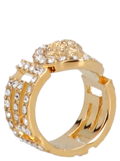 Versace Medusa Ring In Gold