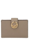Fendi Accordion Cardholder In Beige