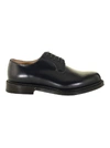 CHURCH'S SHANNON NAVY LACE-UP DERBY SHOES,11426525