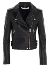 Iro Notched-lapels Biker Jacket In Black
