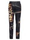 MOSCHINO BIKER trousers,11426013