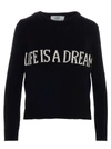 Alberta Ferretti Life Is A Dream Blouse In Black In Black