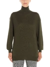 Tom Ford Turtleneck Cashmere And Silk Sweater In Green
