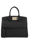 Ferragamo The Studio Small Bag In Black