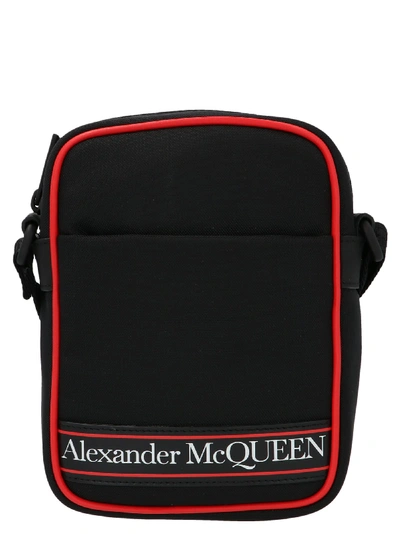 Alexander Mcqueen Messanger Bag In Nero