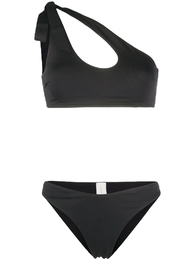 Zimmermann Empire Teardrop Bikini In Black