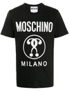 MOSCHINO DOUBLE QUESTION MARK SLIM-FIT T-SHIRT