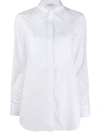 Alexander Mcqueen Button-up Cotton Shirt In White