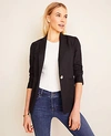 ANN TAYLOR THE HUTTON BLAZER IN LINEN BLEND,537551