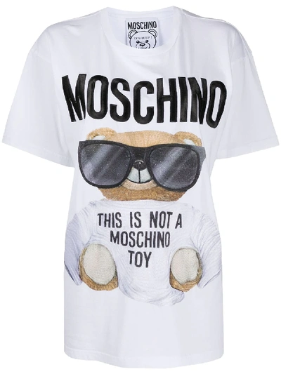 Moschino Teddy Bear-print T-shirt In White