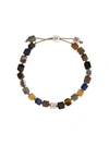 M COHEN MULTICOLORED CUBE BEADED BRACELET,B01024-SSMIX