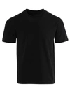 Rabanne Logo Print Cotton T-shirt In Black