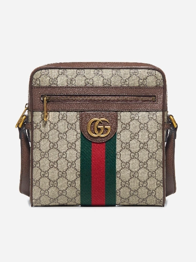 Gucci Borsa A Tracolla Ophidia Piccola In Tessuto Gg