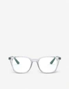 RAY BAN RX7177 ACETATE SQUARE-FRAME GLASSES,R00123723
