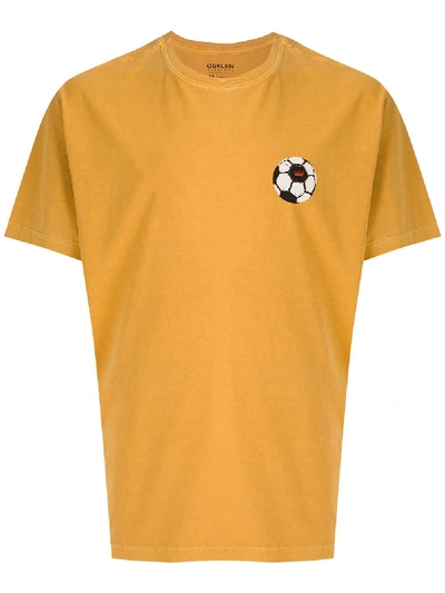 Osklen T-shirt Stone Futebol In Yellow