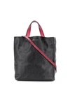 Marni Structured Black Shoulder Bag In Black