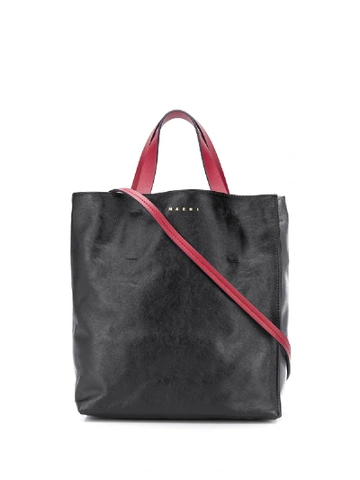 Marni Museo Tote Bag In Black