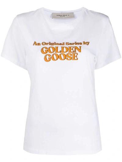 Golden Goose Ania Golden Series T-shirt In White