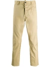 DSQUARED2 SLIM-FIT CROPPED CHINO TROUSERS