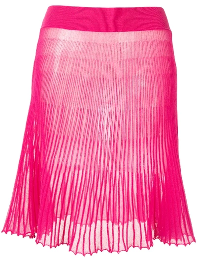 Jacquemus La Jupe Helado Midi Skirt In Pink