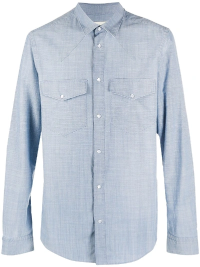 Altea Pocket-detailed Shirt In Blue