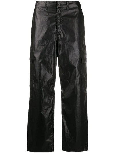 Our Legacy Wide-leg Cargo Trousers In Black