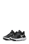 Nike React Miler Running Shoe In Black/ White/ Dark Grey