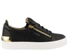 Giuseppe Zanotti Frankie Steel Low-top Sneakers In Nero.