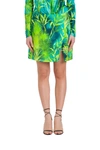 VERSACE JUNGLE SKIRT WITH MEDUSA SAFETY PIN,11399154