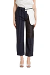 MONSE INSIDE-OUT PINSTRIPEDS TROUSERS,11398394