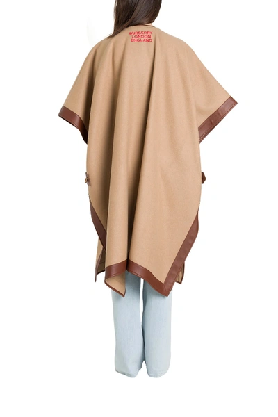 Burberry Pyecombe Cape In Beige