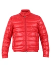 Moncler Men's Acorus Quilted Stretch Down Jacket In Bordeaux