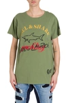 Paul & Shark Logo Print T-shirt In Green
