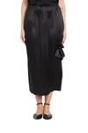 SIMONE ROCHA LONG SKIRT WITH RUCHES AND CUT-OUT DETAILS,11400589