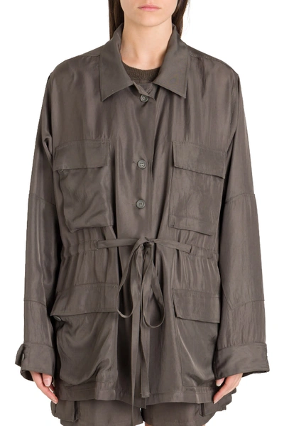 P.a.r.o.s.h Cady Safari Jacket In Green