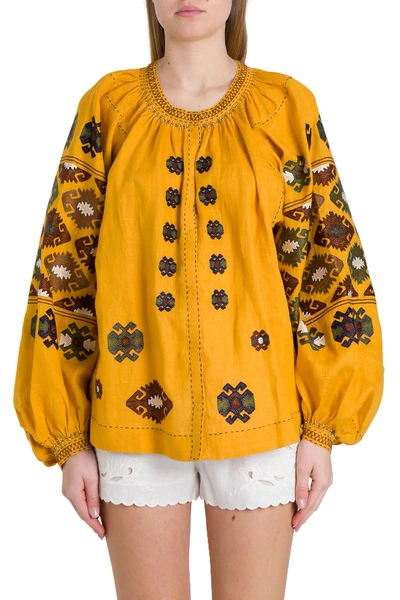 Vita Kin Bodium Blouse In Yellow