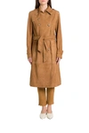 ARMA LORENZA SUEDE TRENCH COAT,11399615