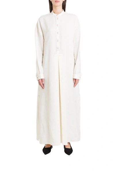 Jil Sander Marina Shirt Dress In White