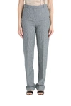 GIVENCHY SPLIT HOUNDSTOOTH TROUSERS,11399223
