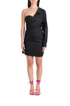 Rta One-shoulder Cocktail Dress In Black