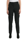 Givenchy High-rise Slim Wool And Mohair Pants In Black