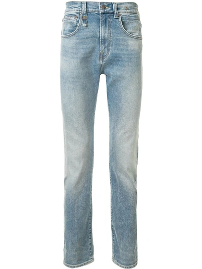 R13 Luca Slim-fit Jeans In Blue